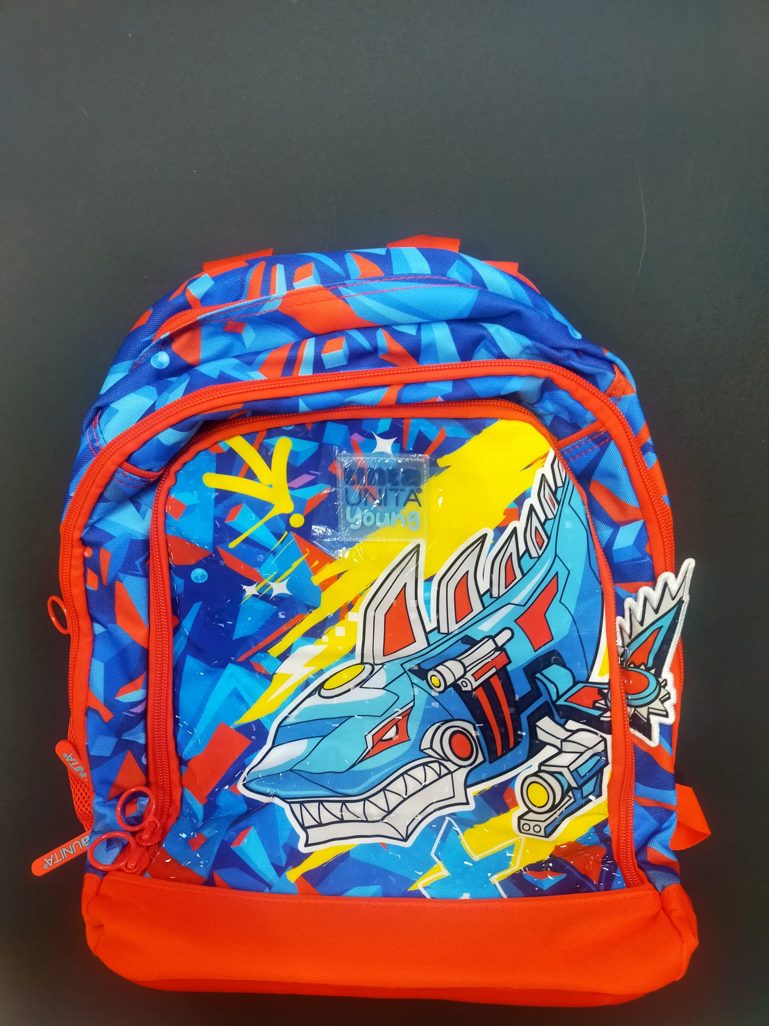 ZAINO DREAM TINTA UNITA  SHARK ROSSO